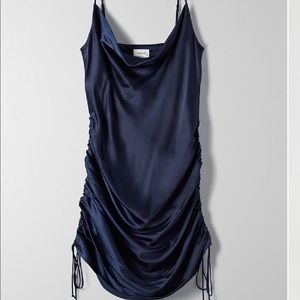 Wilfred Only Ruched Slip Dress